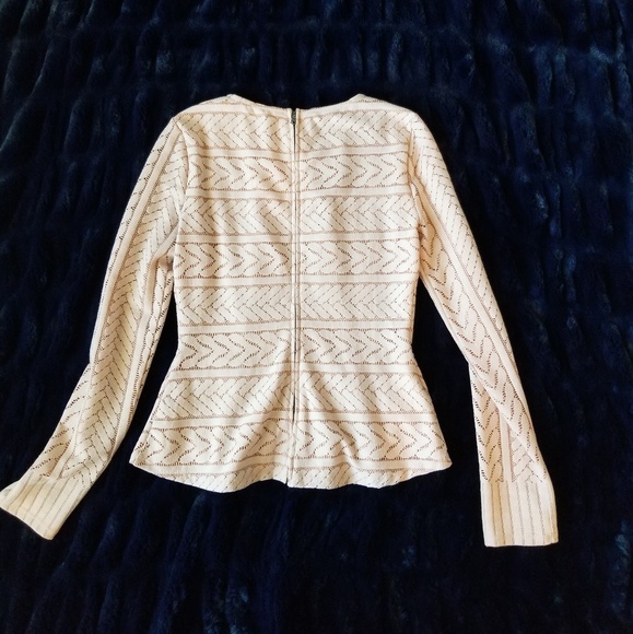 BCBGMaxAzria Light Pink Peplum Top - Picture 6 of 6